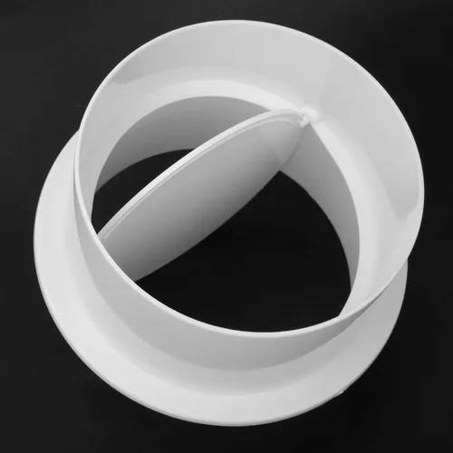 Miniatura 5 de Accesorios para ventilador extractor, amortiguador de tiro trasero de 4 pulgadas, material plástico ABS, para extractor ventilador ventilación