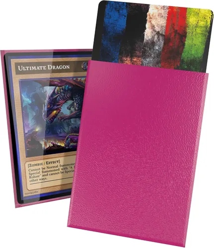 Miniatura 45 de Ultimate Guard Fundas exteriores para cartas Cortex, 100 fundas estándar de tamaño TCG, 66 x 91 mm, con respaldo negro, acabado brillante, sin PVC