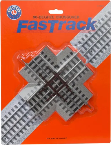 Miniatura 5 de Lionel FasTrack Crossover de 90 grados (612019)