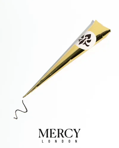 Miniatura 6 de Conos de henna de MERCY LONDON. 1 cono, listo para usar. Tinte natural prémium para el cabello Mendhi para un color rico y vibrante. Mehandi indio