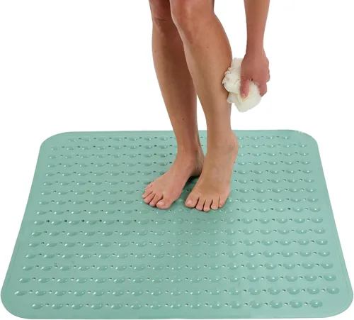 Miniatura 23 de ENKOSI Tapete de ducha extra grande antideslizante – 47 x 32 pulgadas – Tapete de ducha de baño XL – Tapetes de ducha grandes para suelos de ducha