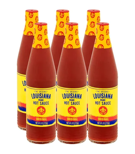 Louisiana Brand Hot Sauce, The Original Perfect Hot Sauce (6 onzas (paquete de 6))