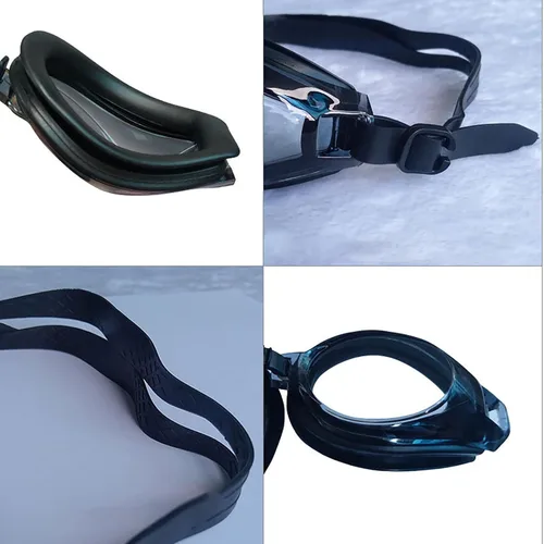 Miniatura 5 de Flotadores inflables de natación, sin fugas, antiniebla, gafas de natación para adultos, hombres y mujeres Púrpura