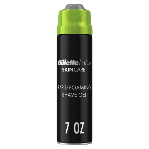 Miniatura 12 de Gillette Labs - Gel de afeitar espumoso rápido para hombres, sin alcohol, tinte y parabenos con vitamina B3 y algas marinas, refresca y calma