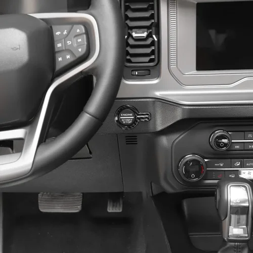 Miniatura 7 de Linskip Anillo de botón de arranque compatible con Ford Bronco 2021-2025, cubierta del botón de arranque del motor para accesorios interiores Bronco