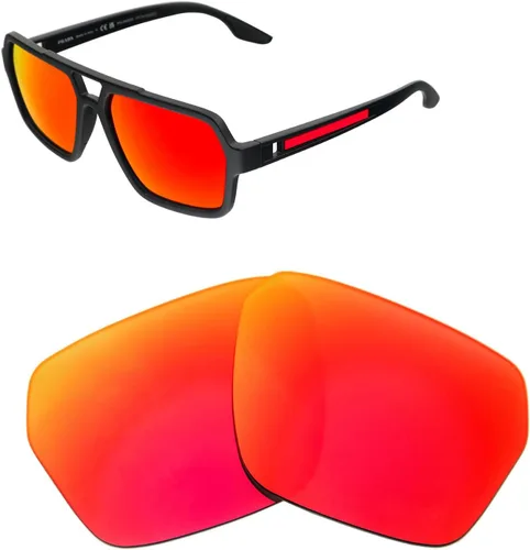 Miniatura 3 de Walleva Lentes de repuesto para gafas de sol Prada Linea Rossa SPS01X - Múltiples opciones disponibles