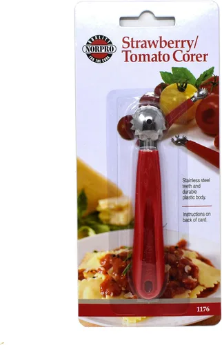 Miniatura 5 de Norpro despepitadora de tomate., Silver, Plateado
