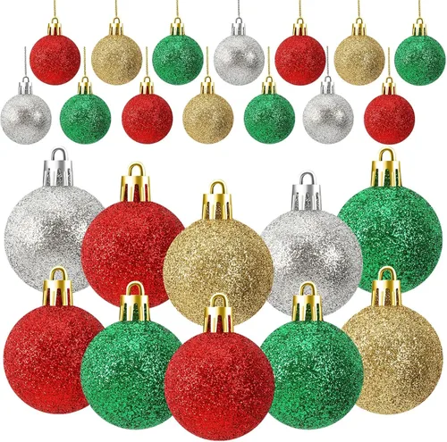 Miniatura 25 de JULMELON 36 Piezas Adornos de Tréboles del Día de San Patricio, Adornos de Mini Árbol, Decoración de Trébol Verde para Mesa de Comedor, Estante