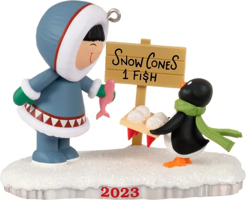 Hallmark Keepsake - Adorno navideño de recuerdo 2023, amigos de Frosty 2023, regalos de muñeco de nieve