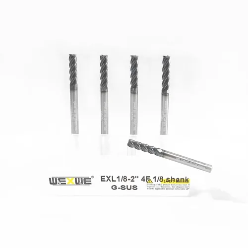 Miniatura 17 de Herramientas Serie G-SUS Carburo Cuadrado Fresa de Extremo, Recubrimiento MAH, Fresa de Extremo para Acero Inoxidable, Titanio, Inconel, Aleaciones