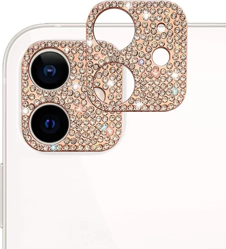 Miniatura 12 de Protector de lente brillante para iPhone 12 Pro Max, cubierta de cámara con purpurina 3D, diamantes de imitación, puntos brillantes, decoración