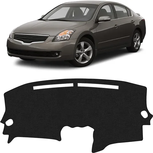 Miniatura 15 de KUST Cubierta negra para tablero de Toyota RAV4 2013-2018 para conducción con mano izquierda, antideslizante, cubierta de tablero de consola