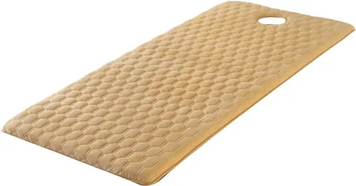 Miniatura 13 de Cubrecolchón de mesa de masaje de 2.0 in/2.8 in de grosor, funda de colchón trapezoidal para cama de salón de belleza, sábanas con agujeros de Gris