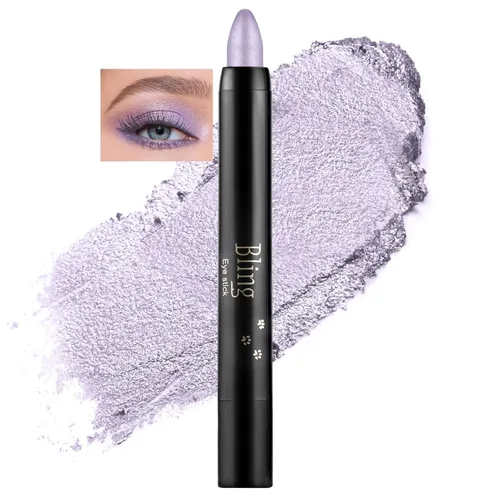 Miniatura 18 de Boobeen Lápiz de sombra de ojos impermeable, lápiz de sombra de ojos en crema brillante para maquillaje de ojos con purpurina, fácil de usar (012#)