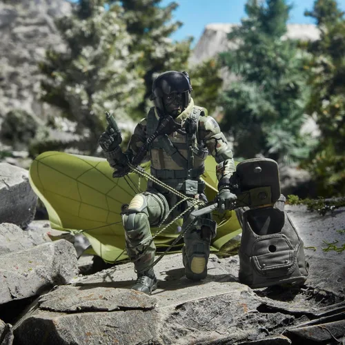 Miniatura 7 de Serie clasificada G.I. Joe 60º Aniversario - Piloto de acción - Halo (Alta altitud, apertura baja) Jumper, figura de acción de 6 pulgadas