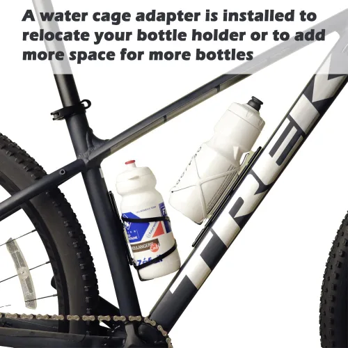 Miniatura 4 de Adaptador de jaula para botella de bicicleta, soporte para botella de agua para bicicleta, soporte de jaula de posición alta, adecuado para viajes