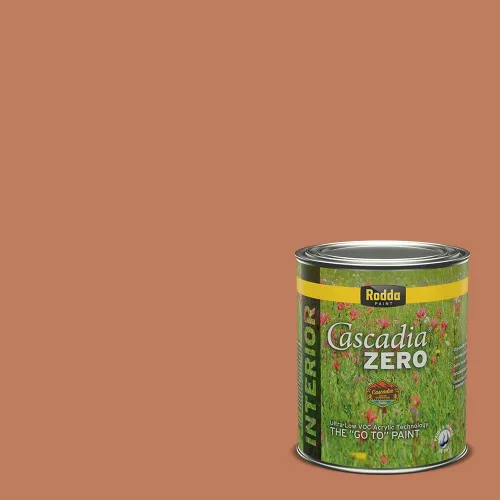 Miniatura 238 de Rodda Paint CASCADIA ZERO - Pintura plana e imprimación para interiores en uno, cuarto de galón, crema de ballet