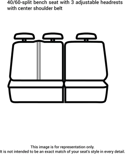 Miniatura 2 de Covercraft Carhartt SeatSaver - Fundas de asiento personalizadas Compatible con Toyota Tacoma 2016-2023 Asiento de banco de segunda fila 40/60