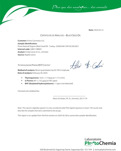 Miniatura 4 de PRIME NATURAL Aceite orgánico de semillas negras de 8 onzas Prensado en frío sin refinar alta timoquinona 1.7% certificado por USDA Origen turco