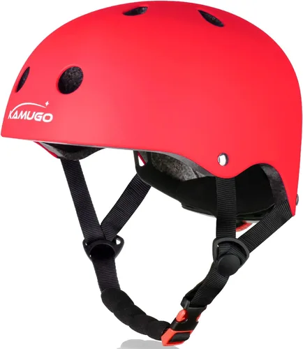 KAMUGO - Casco ajustable para niños, adecuado para niños pequeños de 2 a 14 años, para niños y niñas, seguridad multideportiva para ciclismo,