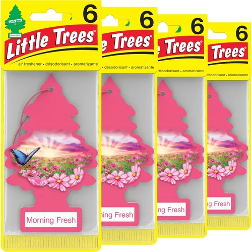 Miniatura 30 de Little Trees - Ambientador de árbol colgante que proporciona un aroma de larga duración para tu hogar o tu auto. Aroma Bayside Breeze, 24