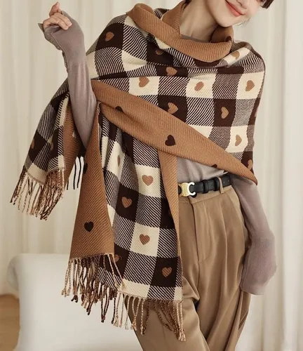 Miniatura 2 de Bufanda grande para mujer, chal para mujer, bufandas, estéticas, bufandas, bufandas, bufandas, pañuelos, pashmina