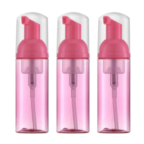 Miniatura 15 de Botella de espuma de 2 onzas, dispensador de bomba de espuma vacía para jabón de manos, limpiador de pestañas, champú para viajar, 10 Negro