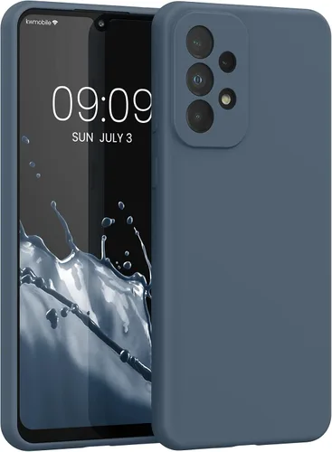Miniatura 13 de kwmobile Funda Compatible con Samsung Galaxy A14 5G - Funda de teléfono de TPU y silicona con acabado suave - Verde Lima
