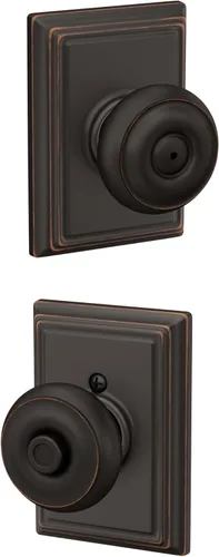 Miniatura 30 de SCHLAGE Lock Company F10GEO625ADD Colección Addison SCHLAGE - Pomo de paso, cromo brillante Cromado brillante