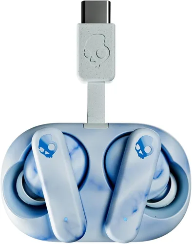 Miniatura 4 de Skullcandy EcoBuds - Auriculares inalámbricos sostenibles, auriculares Bluetooth, hasta 8 horas de batería, ajuste de aislamiento de ruido, funda
