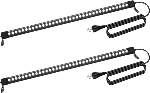 Miniatura 9 de Luz de Arandela de Pared Exterior de 72W, Barra de Luz de Arandela de Pared LED RGB Dimmable de 5000K de 48 Pulgadas, Luz de Etapa LED Impermeable