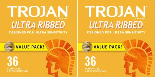 Miniatura 13 de Trojan Bareskin - Preservativos finos, paquete variado Everythin, condón de látex lubricado, 10
