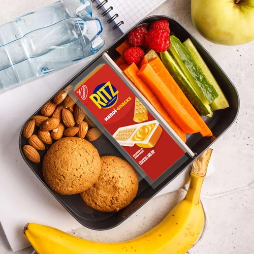 Miniatura 6 de Handi-Snacks RITZ Crackers 'N Cheesy Dip Paquetes de Aperitivos, Aperitivos Escolares, 20 Paquetes de Aperitivos
