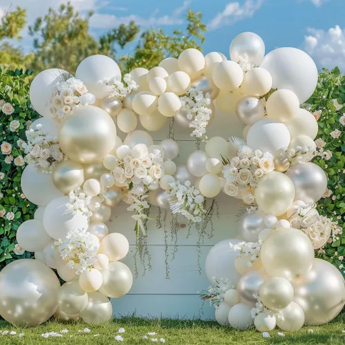 Miniatura 11 de Guirnalda de globos de color burdeos y negro con doble relleno, color rojo oscuro, dorado, granate y negro, kit de arco de globos para cumpleaños