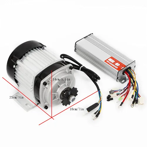 Miniatura 7 de Motor eléctrico sin escobillas, motor eléctrico sin escobillas de 48 V CC 750 W con controlador, kit de motor eléctrico sin escobillas, motor