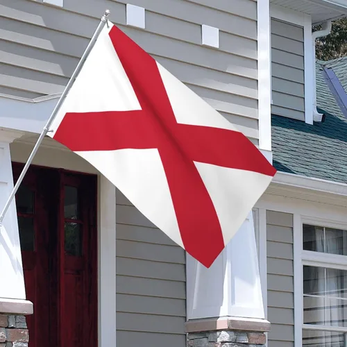 Miniatura 7 de Bandera de Mapa de Irlanda del Norte, bandera de San Patricio Saltire de 3 x 5 pies, poliéster duradero de doble cara, divertida pancarta decorativa