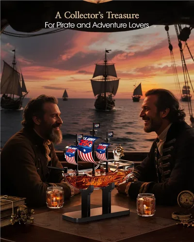 Miniatura 7 de Kollea Regalos de cumpleaños para hombres, papá, juego de decantador de whisky con 2 vasos, dispensador de licor para bar en casa, ideas de regalo