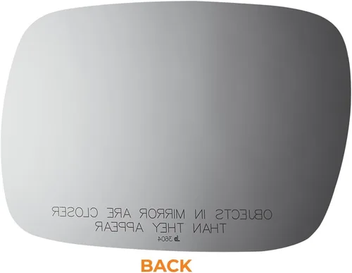 Miniatura 9 de Burco Espejo retrovisor convexo 3604 para pasajero, reemplazo de ajuste caído, compatible con Jeep Cherokee 1997-2001, bordes lisos para mayor