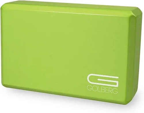 Miniatura 6 de Golberg - Bloque de espuma para yoga, para fitness, apoyo de alta intensidad y mejora la fuerza o flexibilidad, rosa/verde/verde oscuro, morado, 1