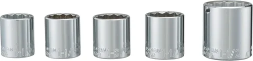 CRAFTSMAN Juego de zócalos, unidad de 1/2 pulgada, SAE, 5 piezas (CMMT34572)