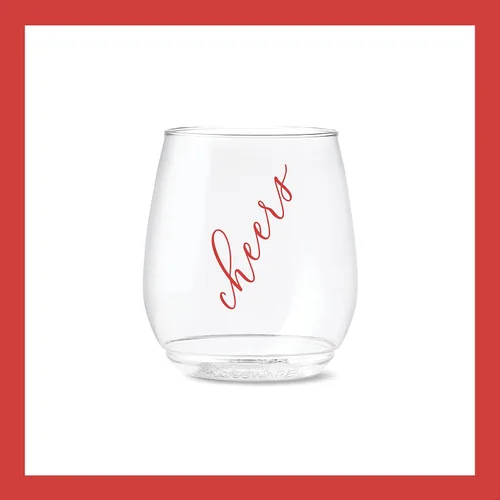 Miniatura 2 de TOSSWARE POP Vino Classic Cheers Series de 14 onzas, color, juego de 6, calidad premium, reciclables, irrompibles y de plástico transparente