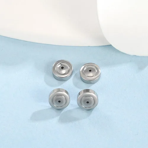 Miniatura 3 de Reemplazos de Parte Trasera de Pendientes, 4 Piezas de Parte Trasera de Pendientes para Tachuelas, Pendientes de Diamante, Parte Trasera