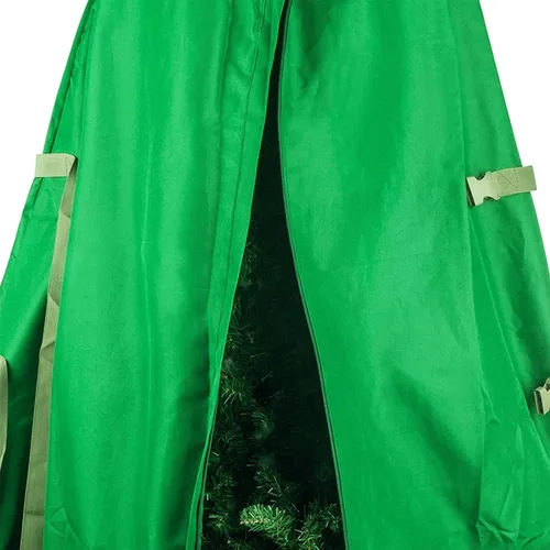 Miniatura 5 de Bolsas verticales de almacenamiento para árbol de Navidad, 210D, Oxford, para árbol de Navidad, con capacidad para hasta 9 pies, con dobladillo