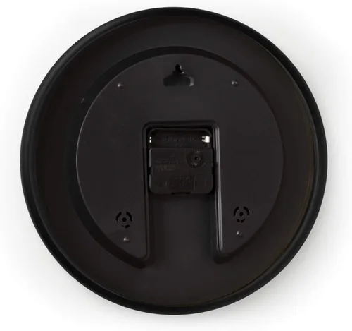 Miniatura 3 de Deny Designs Cayenablanca Reloj de pared, marco negro, agujas negras, olas de playa
