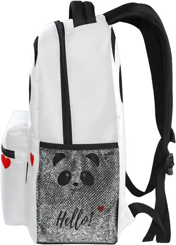 Miniatura 39 de ATTX Linda mochila con diseño de panda para niños y niñas, Panda-h, Ciclismo