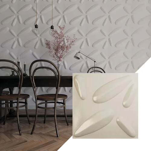 Miniatura 19 de Ekena Millwork 19 5/8 pulgadas de ancho x 19 5/8 pulgadas de alto, pétalo EnduraWall decorativo 3D, cobre envejecido (cubre 2.67 pies cuadrados).