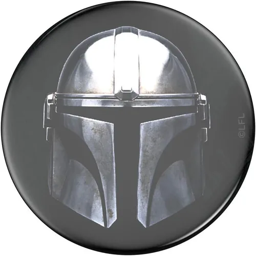 Miniatura 5 de PopSockets Agarre para teléfono con soporte expansible, agarre adhesivo, StarWars - Mandalorian (Brillo)