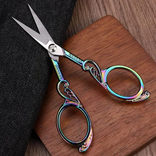 Miniatura 3 de YOUGUOM Tijeras de bordado para detalles: tijeras pequeñas de punta afilada para costura, manualidades, obras de arte, hilo de costura, tijeras