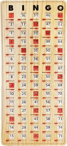 Miniatura 10 de MR CHIPS Tarjetas de Bingo Deslizantes con Punta de Dedo a Prueba de Atascos con Ventanas Deslizantes Paquete de 25 en Estilo Beige 25 tarjetas