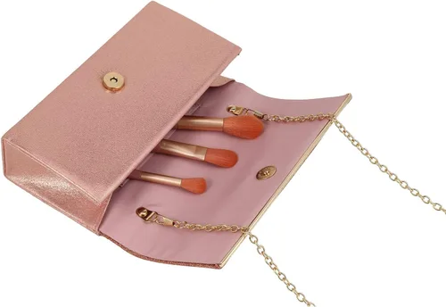 Miniatura 5 de ZHANNI Bolso de noche para mujer, bolso de mano brillante para fiesta, bolso de boda, bolso de fiesta